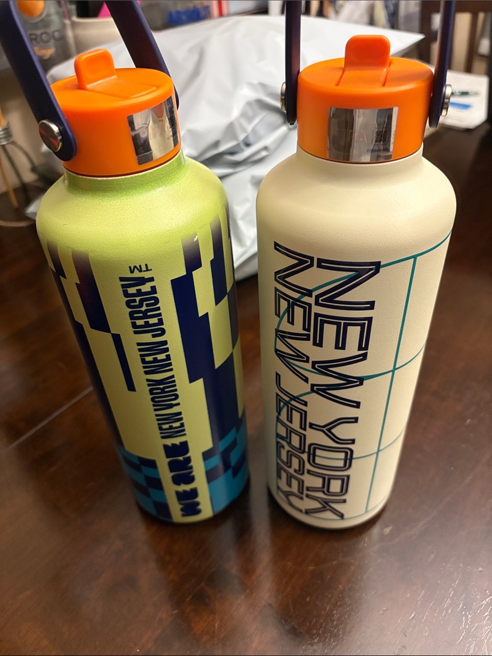 FIFA New York / New Jersey Orange-Top Stainless Bottle - No Brand